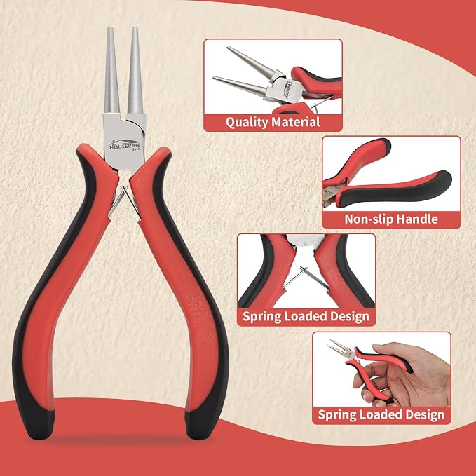 Round Nose Pliers for Jewelry Making, Wire Shaping, Jewelry Repair - Image 4