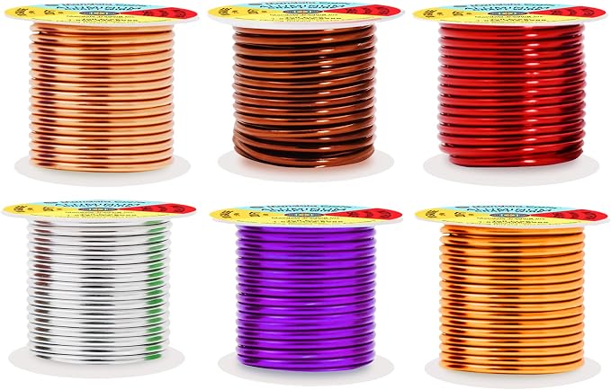 Mandala Crafts 10 Gauge Anodized Aluminum Craft Wire by MandalaCrafts