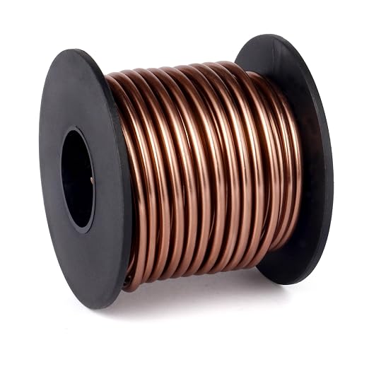Aluminum Craft Wire, 32.8 Feet 3.0 mm/ 8 Gauge Brown Bendable Soft Metal by Cadikez