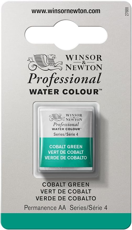 Winsor & Newton Professional Watercolor, Half Pan, Cobalt Green by WinsorNewton