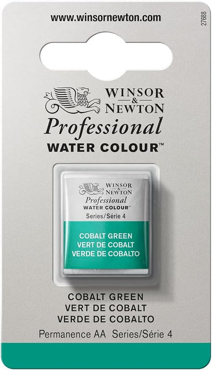 Winsor & Newton Professional Watercolor, Half Pan, Cobalt Green by WinsorNewton