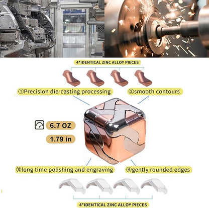 Metal-Puzzles Brain-Teaser 3D-Toys: Fidget-Toys Cool-Gadgets-Stuff - Image 2