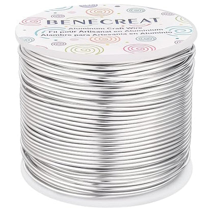 BENECREAT 15 Gauge 220Feet Soft Aluminum Wire Anodized Jewelry Craft Making by BENECREAT