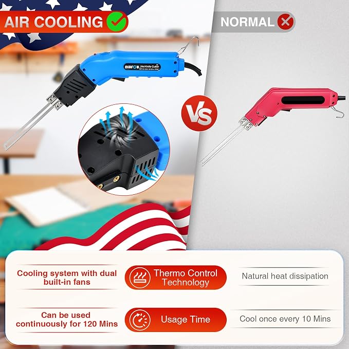 Hot Knife Foam Cutter Air Cooled 200W Electric Hot Knife Styrofoam Cutter Foam - Image 2
