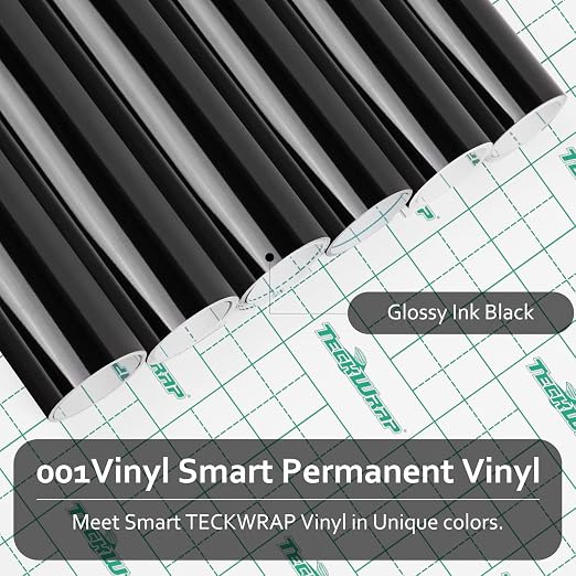 TECKWRAP 001 Smart Adhesive Vinyl Permanent, 13in x 5ft, Vinyl - Image 2