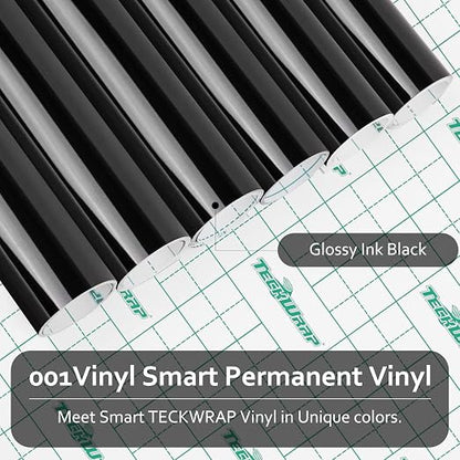 TECKWRAP 001 Smart Adhesive Vinyl Permanent, 13in x 5ft, Vinyl - Image 2