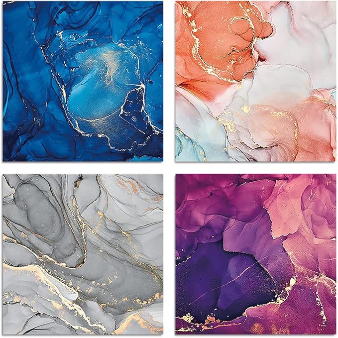 YASMEN Scrapbook Paper Pad 6×6, Marbled Pattern Watercolor Paper, 24 Sheets - Image 5