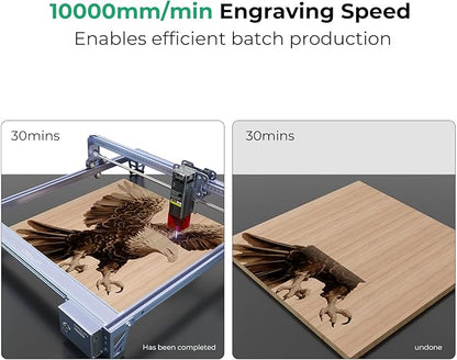 Creality Falcon 10W Laser Engraver Machine, 0.06mm High Precision Laser - Image 3