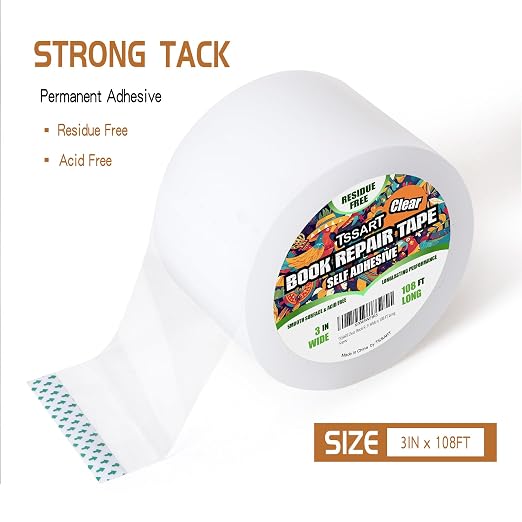 Clear Book Repair Tape - Image 2