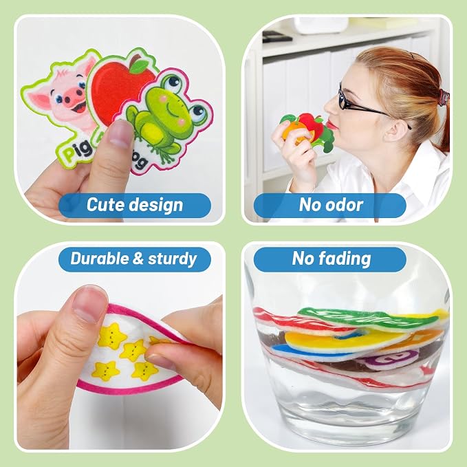 PENGFULL 5 Felt Learning Pieces Set, Alphabet Letters Fruits and Vegetables - Image 6