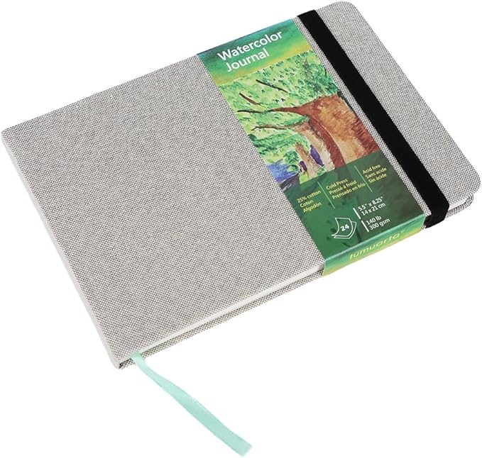 Watercolor Journal, 140 LB, 300 GSM, tumuarta Cotton Paper, Cold Press by tumuarta