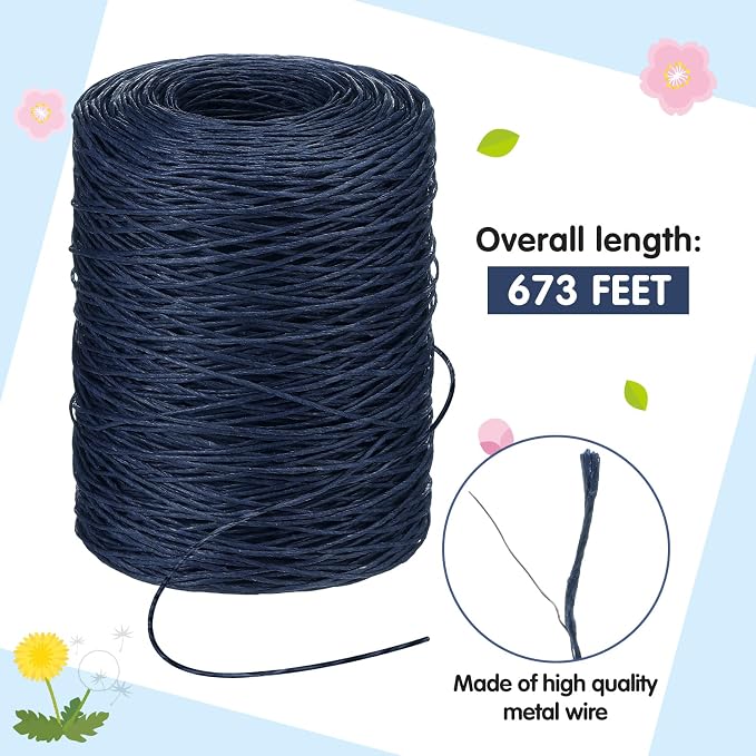 Syhood Floral Vine Bind Wire Rustic Wrapping Wire - Image 2