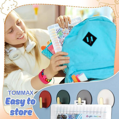 Tommax Acrylic Paint Marker Pens 26 Color, Point Acrylic Paint Markers - Image 6
