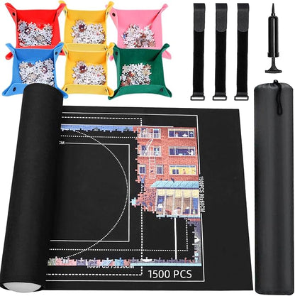 Jigsaw Puzzle Mat Roll Up by Lwoeo