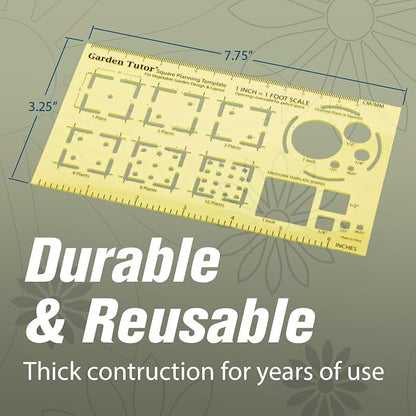 Garden Tutor Square Planning & Drafting Kit – Plan High-Yield Vegetable Gardens - Image 3