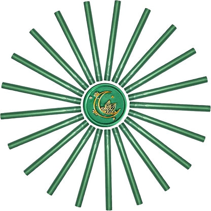 SWANGSA 20 Pieces Glue Gun Sealing Wax Sticks Metallic Green - Image 3