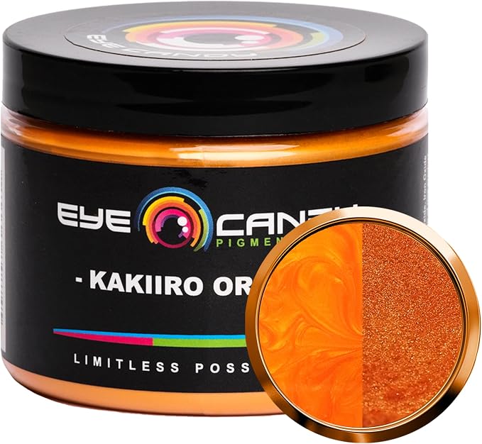Eye Candy Pigments Premium Orange Mica Powder by EyeCandyPigments