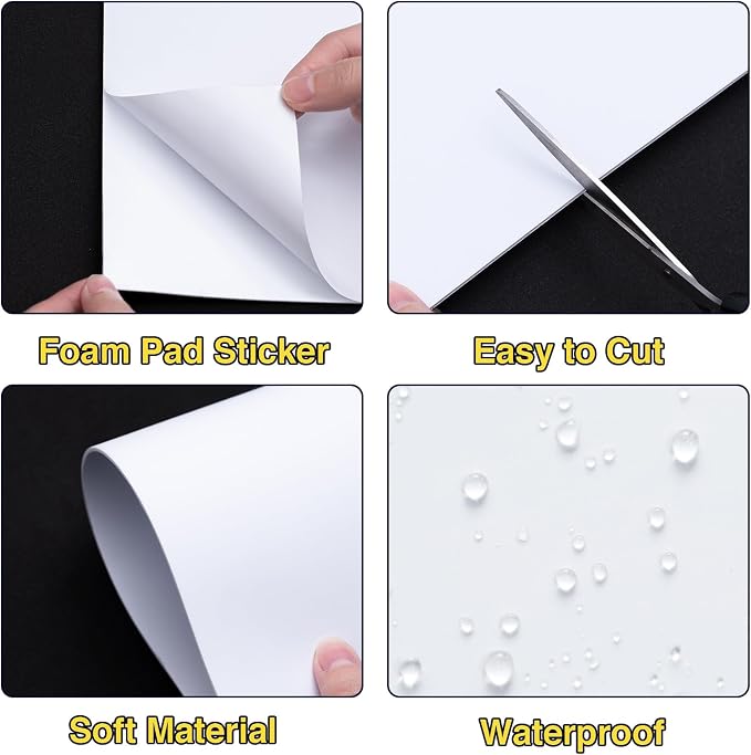 MEARCOOH 3mm Self Adhesive Foam Sheets Crafts - Image 5
