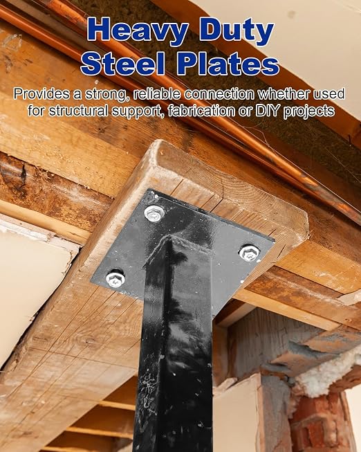 Rocaris 12 X 12 X 1/4 Inch A36 Steel Plate Hot Rolled, Square Base Plate - Image 5