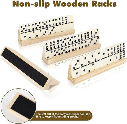 Double 6 Dominos Set for Adults, Durable 28 Tiles Dominos - Image 2