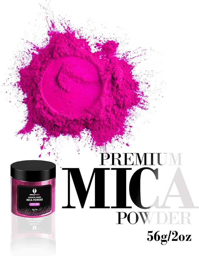 Dusky Pink Mica Powder for Epoxy Resin 56g / 2oz. Jar - Image 2