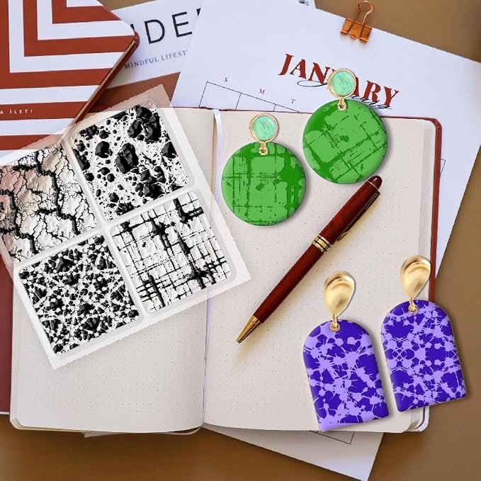 CHGCRAFT Marble Silicone Clay Texture Mat - Image 5