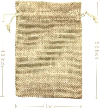 Palmhomee Pack of 25 Burlap Gift Bags - Image 3