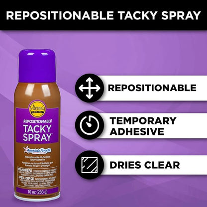 Aleene's Repositionable Tacky Glue Spray, All-Purpose, Temporary Bond Adhesive - Image 2