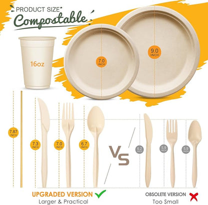 Gezond Compostable Paper Plates - Image 7