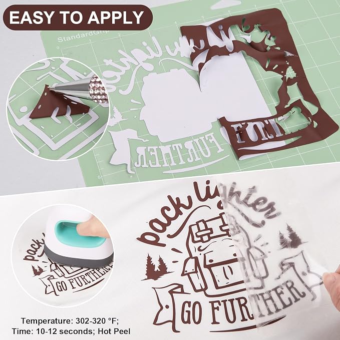 VINYL FROG Heat Transfer Vinyl Roll HTV Vinyl - Image 3