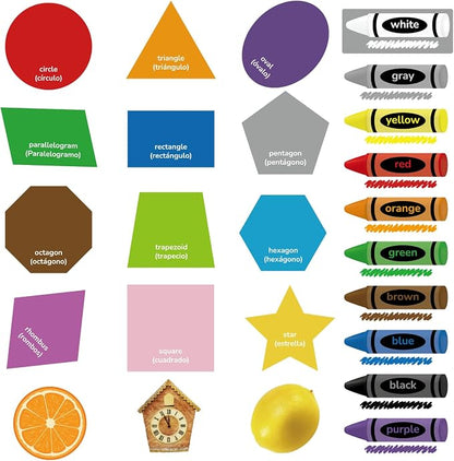 CHEFAN Felt Shape and Color Matching Game Set by CHEFAN