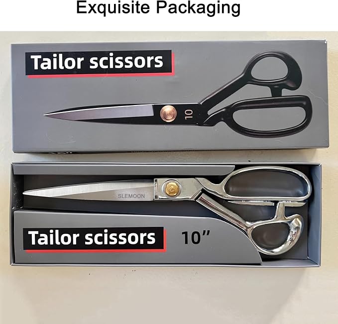 10" Sewing Scissors, Heavy Duty Tailor Scissors Shears - Image 5