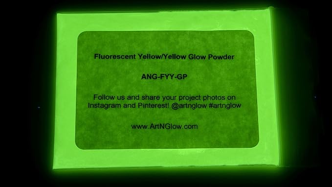Glow in The Dark Pigment Powder by ArtNGlow