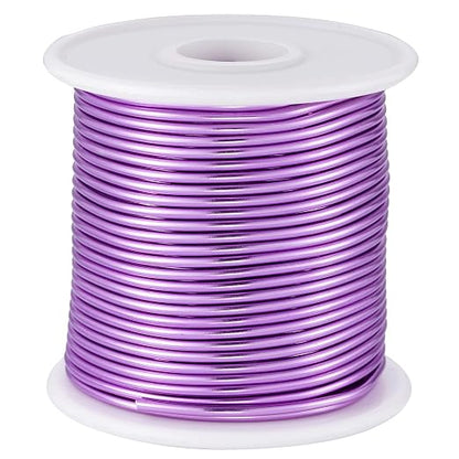 12 Gauge Light Purple Aluminum Craft Wire by OZXCHIXU