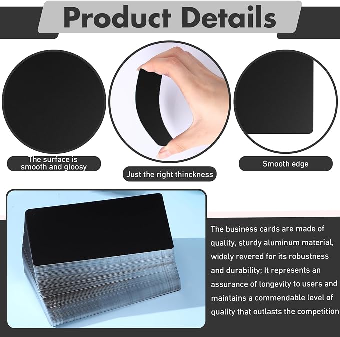 Zonon 200 Pack Engraving Aluminum Plates - Image 3