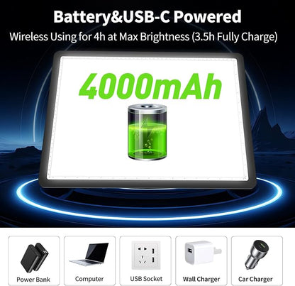 Phylosal Rechargeable A3 LED Light Pad - Image 3