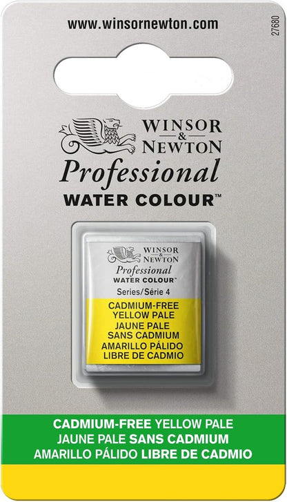 Winsor & Newton Professional Water Colour Paint, Half Pan, Cadmium-Free Yellow by WinsorNewton