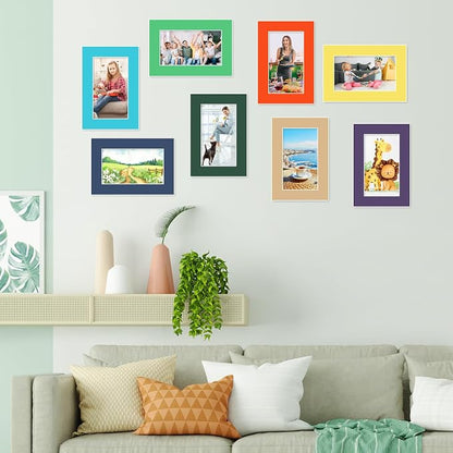 15 Pack 4x6 Picture Mats, Mixed Colors Frame Mattes - Image 6