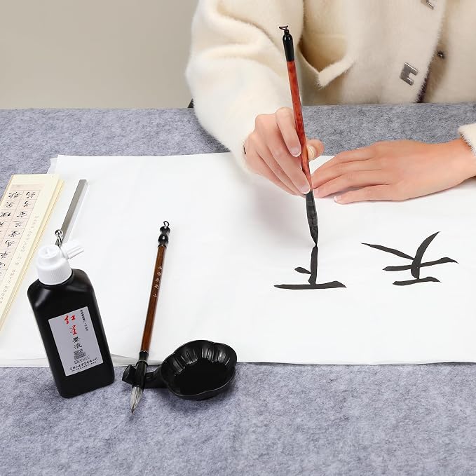 MEGREZ Chinese Calligraphy Brush Ink, Traditional Chinese Calligraphy Brush Ink - Image 3