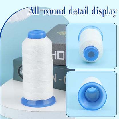 0.55mm Beading Threads, 490 Yards Round Waxed Threads Polyester Cord Bracelet - Image 3