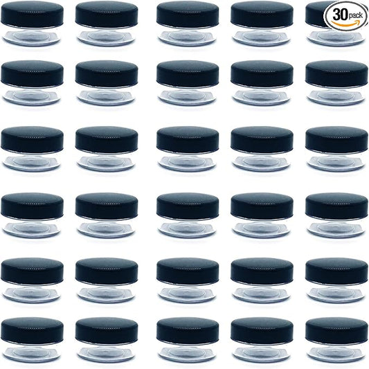30 Pcs Sample Containers, 10 Gram Mini Sample Jars by MYYZMY