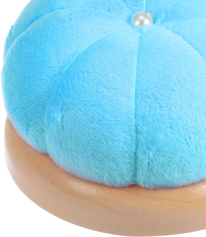 HARFINGTON Wooden Base Needle Pincushions Japanese Style Pin Cushions Round Pin - Image 4