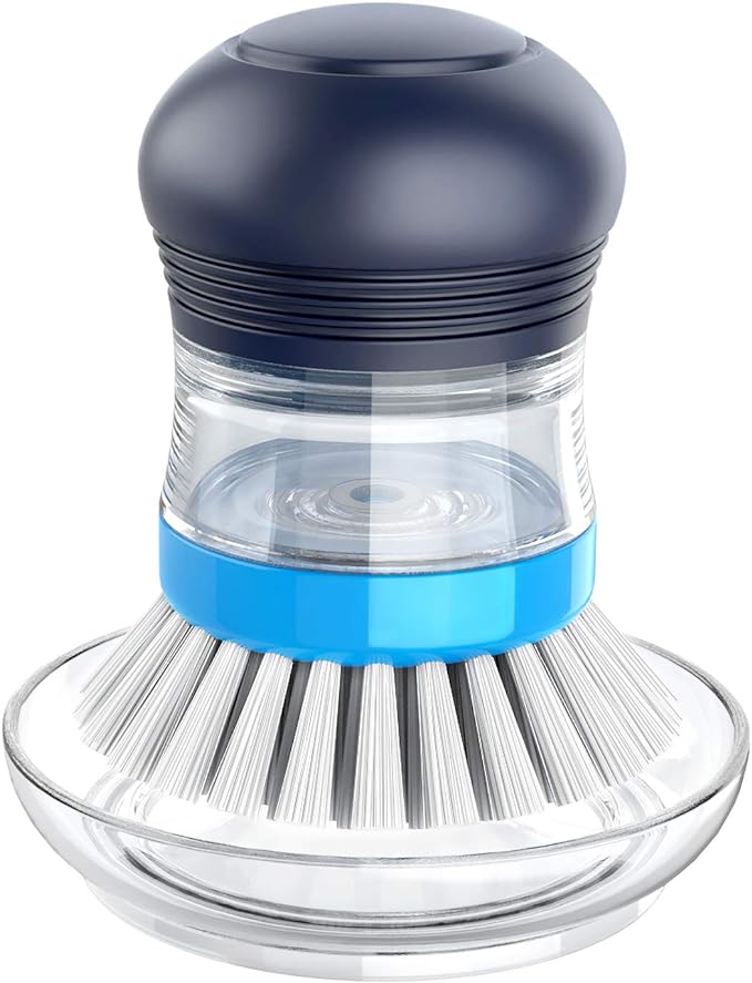 MR.SIGA Soap Dispensing Palm Brush Storage Set, Kitchen Brush by MRSIGA