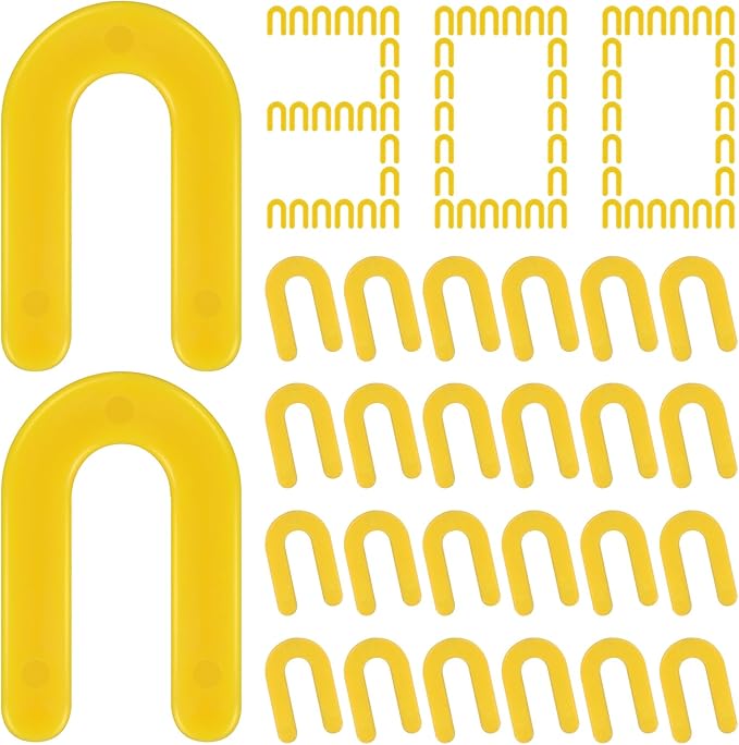 DGSL Tile Leveling System Tile Spacers 3/16 Inch, 300 pieces Horseshoe Shim U by DGSL