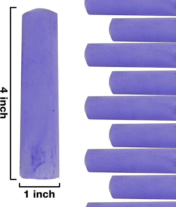 Kid Made Modern 60 Count Pack of Sidewalk Chalk – Purple - Image 3