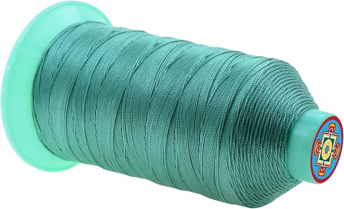Mandala Crafts Bonded Nylon Thread Aquamarine Heavy Duty Sewing Threads - Image 2