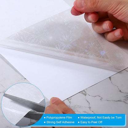 PATIKIL 11.7x8.3" Holographic Sticker Paper, 10Sheets A4 Polypropylene - Image 3