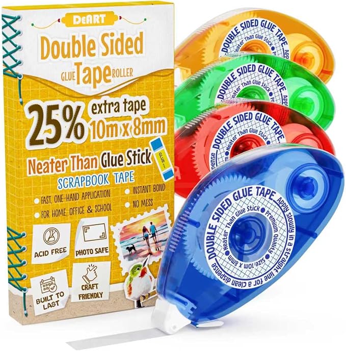 Double Sided Tape Scrapbook Tape Roller, Adhesive Glue Runner, Scrapbooking by Unknown