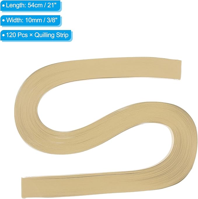 PATIKIL 120pcs Quilling Paper Strips Paper Flowers Quilling Kits 3/8" Origami - Image 2