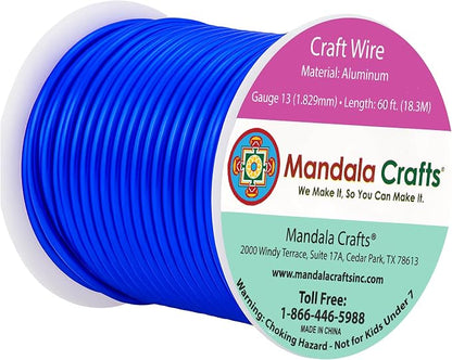 Mandala Crafts 13 Gauge Anodized Aluminum Craft Wire - Image 2